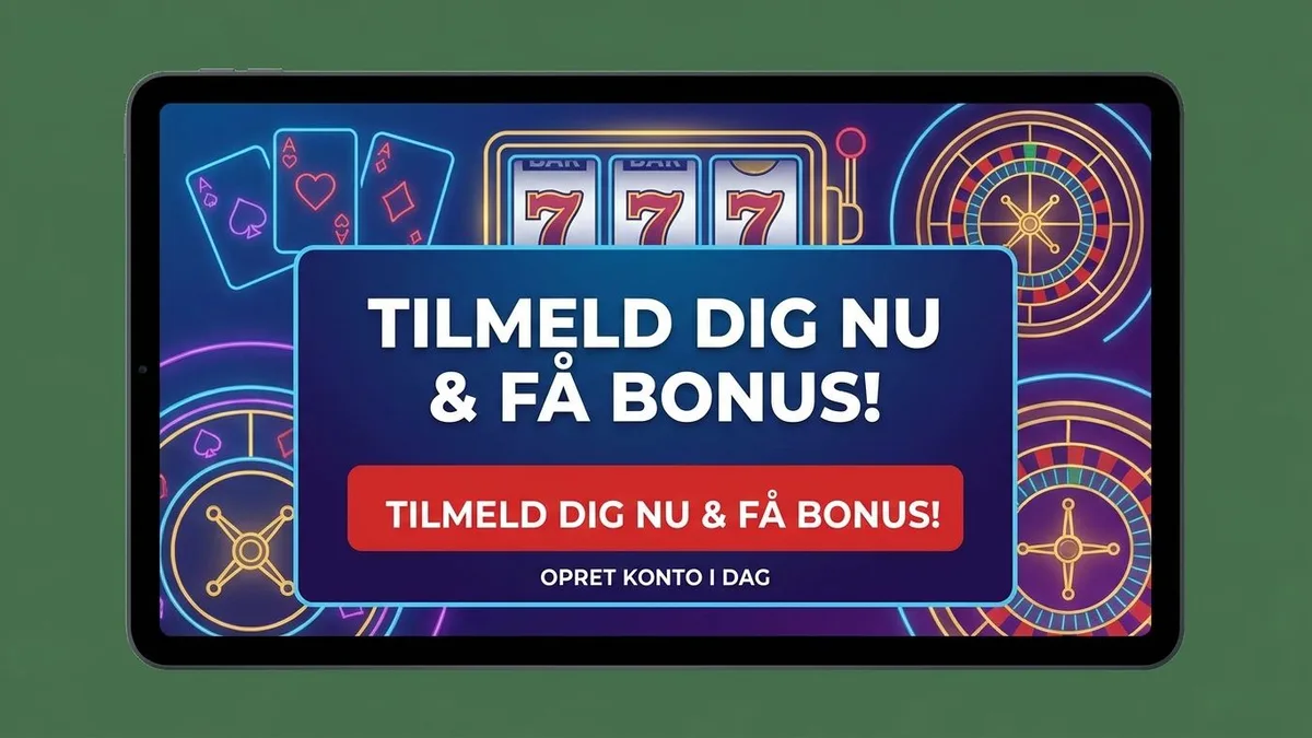 Tilmelding med bonus